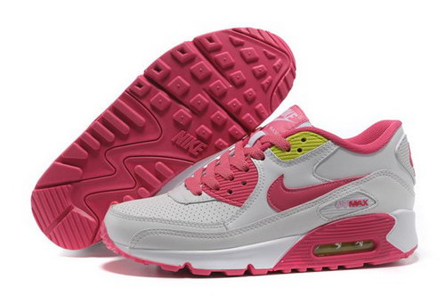 Air Max 90 Womenss Shoes White Pink France